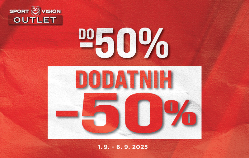 Dodatnih -50% popusta za že do -50% nižje cene