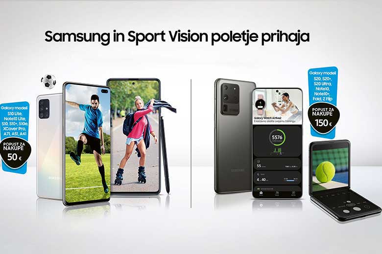 PRIPRAVITE SE NA POLETJE S SAMSUNGOM IN SPORT VISION