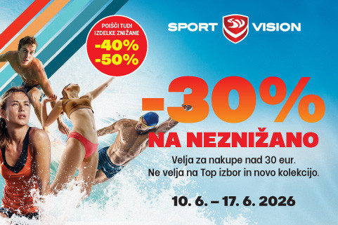 -30 % popust na neznižane izdelke nad 30 €