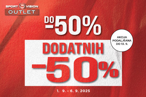 Dodatnih -50% popusta za že do -50% nižje cene