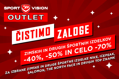 Čistimo zaloge - Sport Vision Outlet