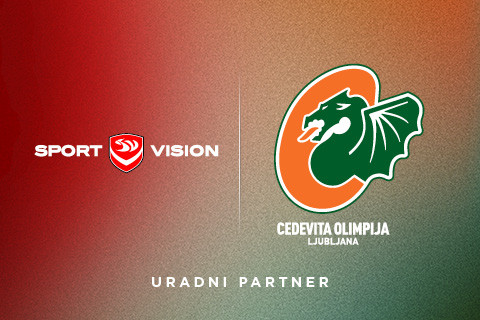 Sport Vision je postal uradni partner KK Cedevita Olimpija Ljubljana