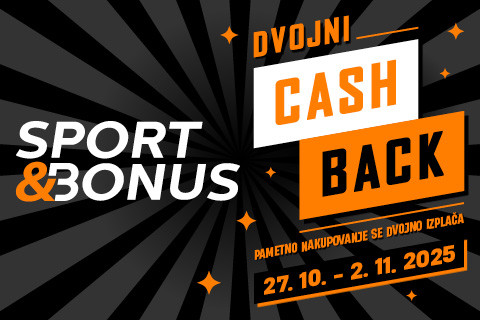 TEDEN DVOJNEGA CASHBACKA JE TU!