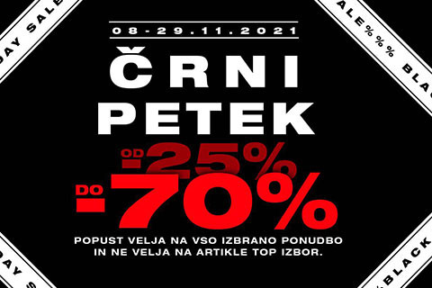 Črni petek ali Black Friday - nekoliko drugačen v Sport Vision