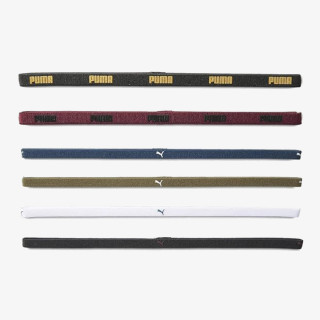 Puma AT SPORTBANDS 6PCS DUSTY PLUM-PUMA BLA 