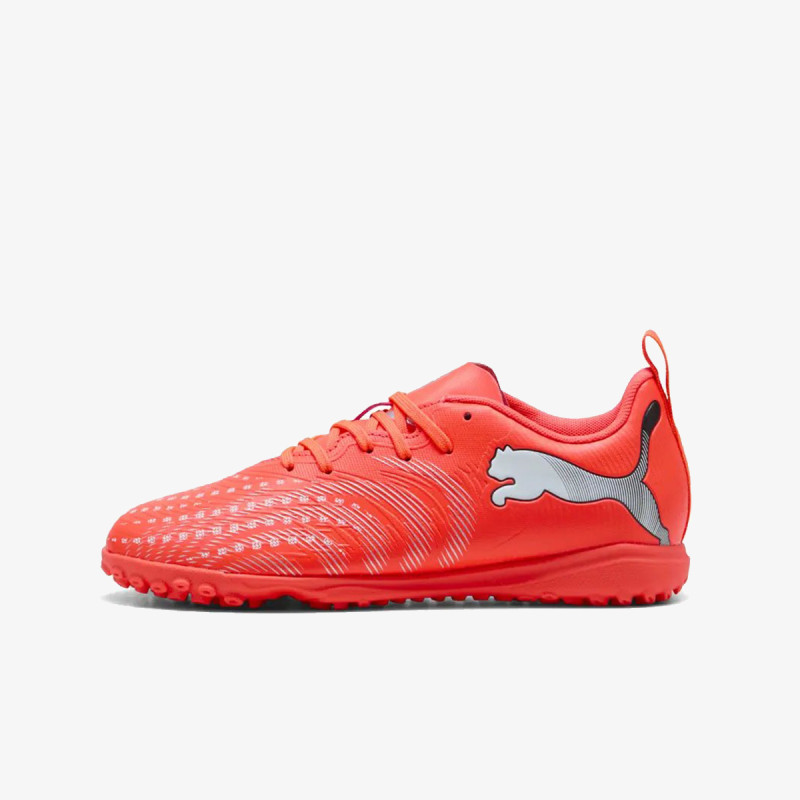 Puma FUTURE 9 PLAY TT Jr Glowing Red-PUMA Whi 