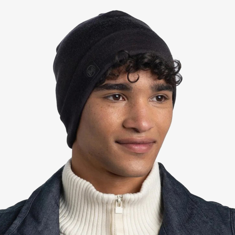Buff MERINO HEAVYWEIGHT BEANIE SOLID BLACK 