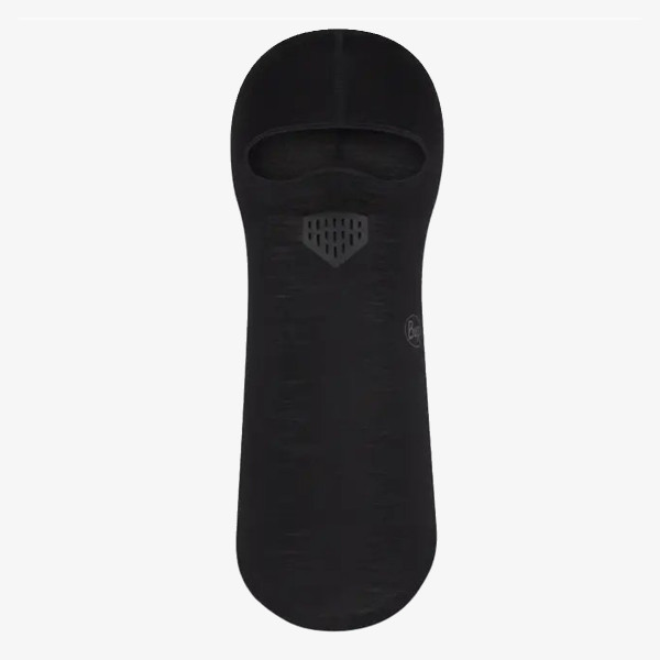 Buff MERINO LIGHTWEIGHT BALACLAVA SOLID BLACK 