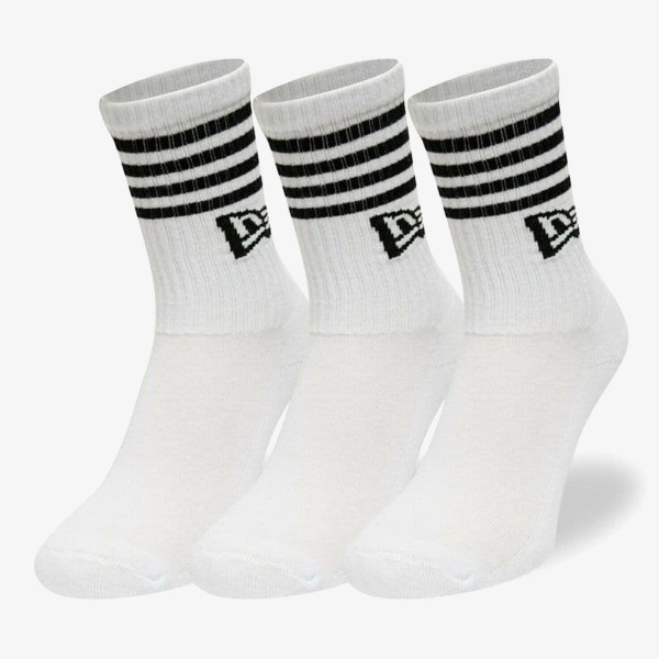 New Era NOGAVICE STRIPE CREW ONE WHI 