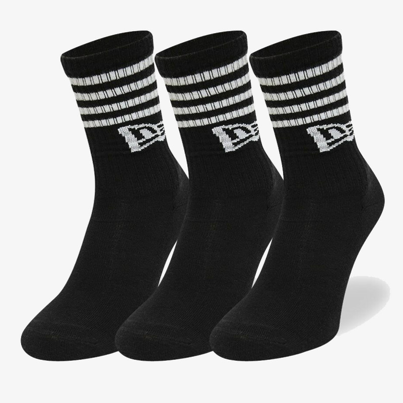 New Era NOGAVICE STRIPE CREW NE BLK 