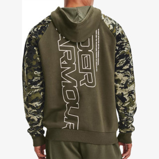 Under Armour UA RIVAL FLC CAMO SCRIPT FZ 