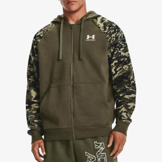 Under Armour UA RIVAL FLC CAMO SCRIPT FZ 