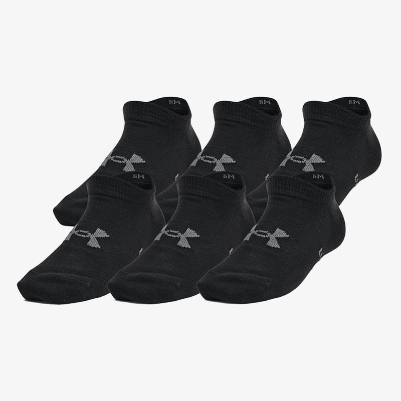 Under Armour UA Yth Essential No Show 6pk 