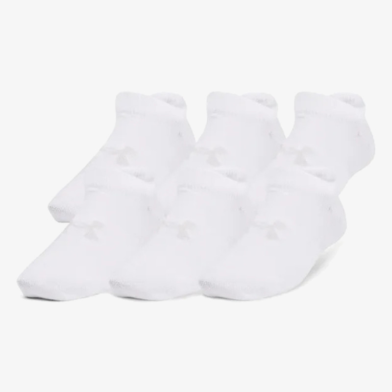 Under Armour UA Yth Essential No Show 6pk 