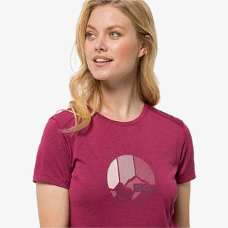 JACK WOLFSKIN CROSSTRAIL GRAPHIC T W 