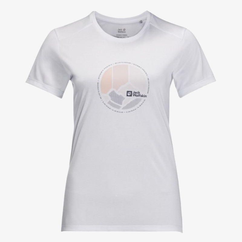 Jack Wolfskin CROSSTRAIL GRAPHIC T W 