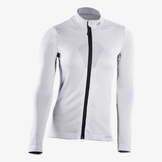 IRONIC 212542-BIANCO Maglia LADY m/l full zip 
