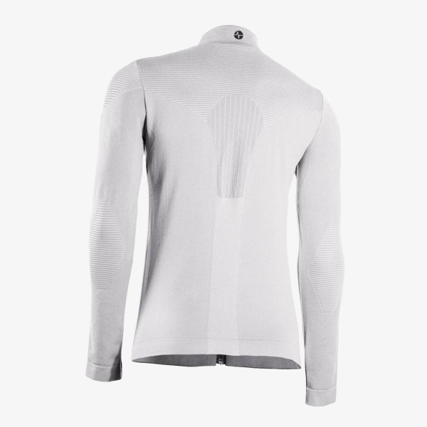 212542-BIANCO Maglia LADY m/l full zip 