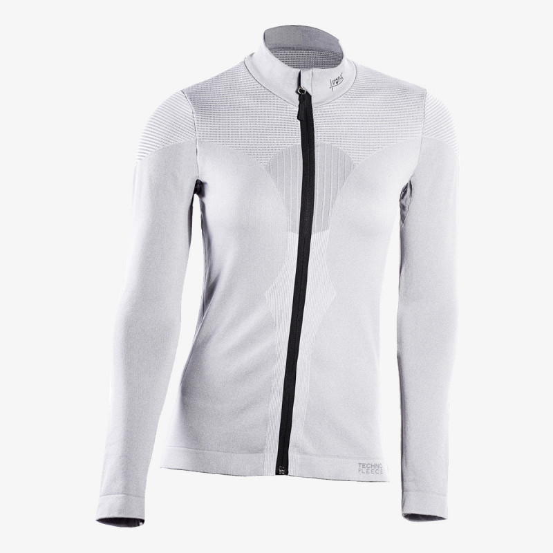 IRONIC 212542-BIANCO Maglia LADY m/l full zip 