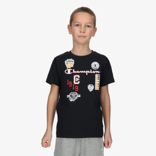 CHAMPION BOYS PATCH T-SHIRT 