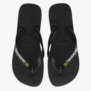 HAVAIANAS HAV. BRASIL LOGO BLACK/BLACK I25 