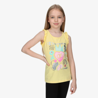 CHAMPION GIRLS FLOWER SLEEVELESS T 