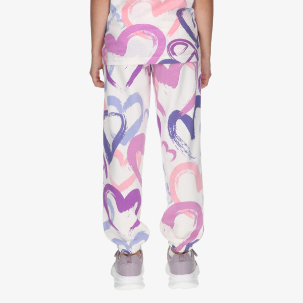 Champion ALL OVER HEART CUFFED PANTS 