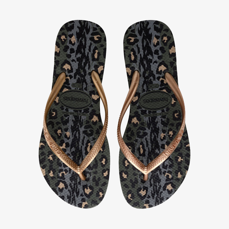 Havaianas slim animals green olive shop