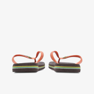 Havaianas BRASIL LOGO DK BROWN ORAN 