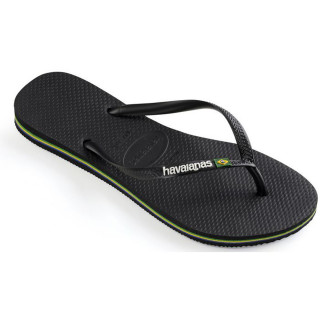 Havaianas SLIM BRASIL LOGO BLACK 