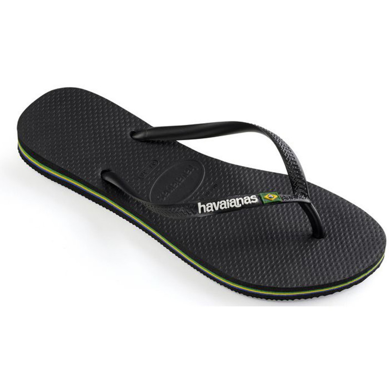 Havaianas SLIM BRASIL LOGO BLACK 