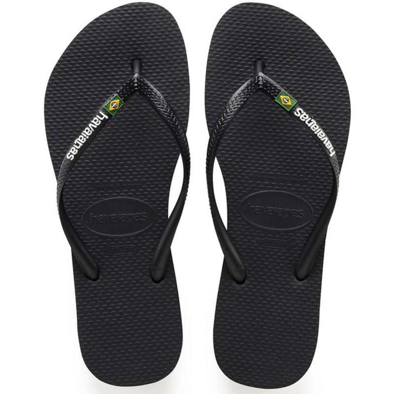 Havaianas SLIM BRASIL LOGO BLACK 