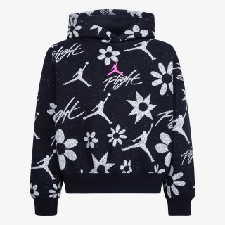 JDG FLORAL FLIGHT AOP PO HOODI 