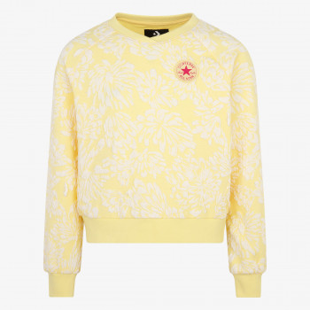 NIKE CNVG FLORAL JACQUARD CREWNECK 