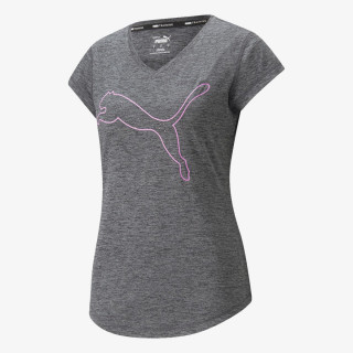 Puma TRAIN FAVORITE HEATHER CAT TEE 