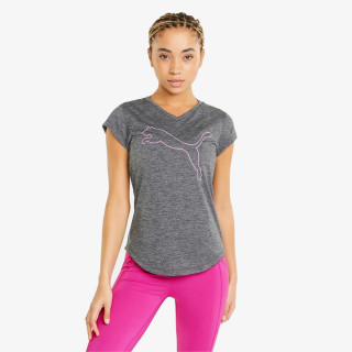 Puma TRAIN FAVORITE HEATHER CAT TEE 