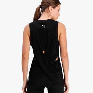 Puma STUDIO BURNOUT TANK PUMA BLACK-BURN OUT