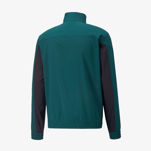 Puma PUMA FIT WOVEN 1/2 ZIP VARSITY GREEN 