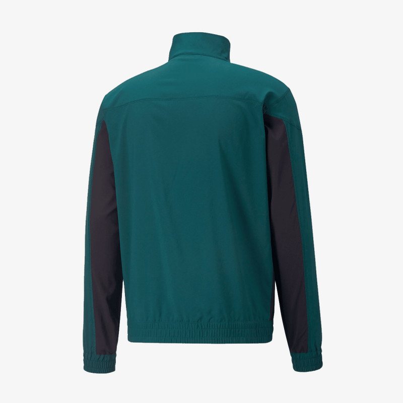 Puma PUMA FIT WOVEN 1/2 ZIP VARSITY GREEN 