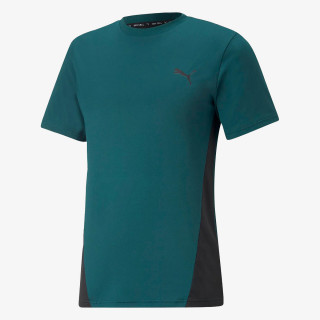 Puma TRAIN ALL DAY TEE VARSITY GREEN-PUMA BLA 