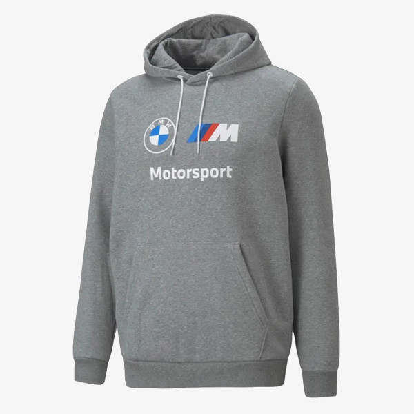 Puma BMW MMS ESS FLEECE HOODIE MEDIUM GRAY HE 