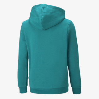 Puma ESS+ 2 COL BIG LOGO HOODIE FL B DEEP AQU 