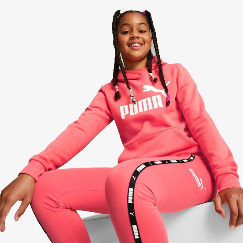 Puma ESS LOGO HOODIE FL G SALMON 