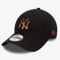 New Era GRADIENT INFILL 9FORTY NEYYAN  BLKRDW 