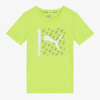 Puma ACTIVE SPORTS TEE B LIGHT LIME 