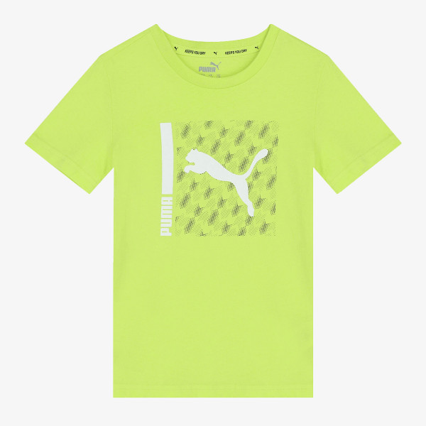 Puma ACTIVE SPORTS TEE B LIGHT LIME 
