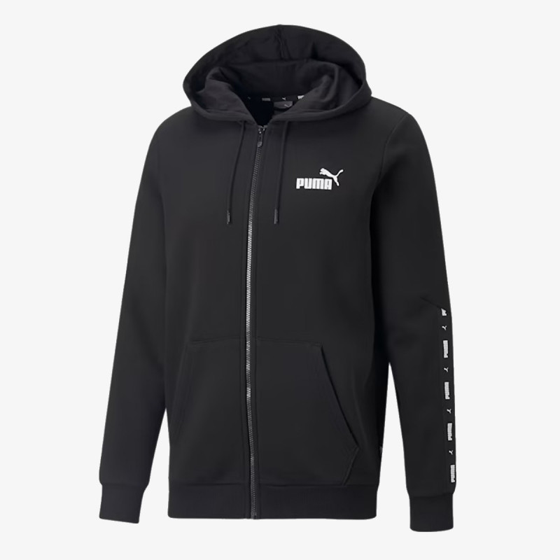 Puma ESS+ TAPE FULL-ZIP HOODIE FL PUMA BLACK 