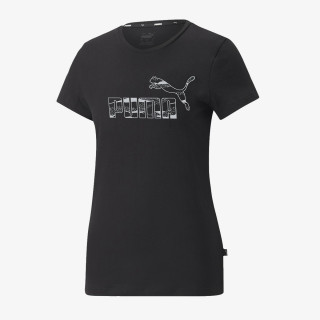 Puma ESS+ ANIMAL LOGO TEE PUMA BLACK 