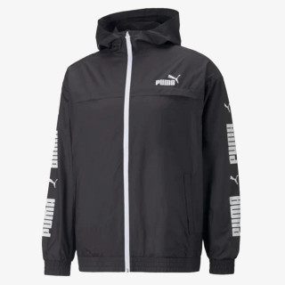 Puma COLOURBLOCK HOODED WINDBREAKER PUMA BLAC 