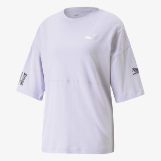 Puma PUMA POWER NOVA SHINE Colorblock Tee 